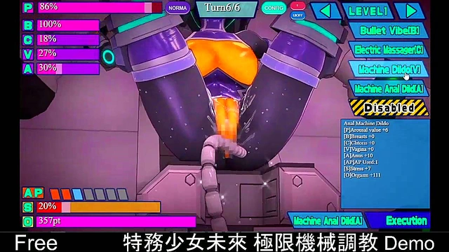 3D Anime Agent Mirai Submits to Intense Sexual Simulation Machines