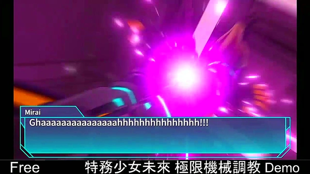 3D Anime Agent Mirai Submits to Intense Sexual Simulation Machines