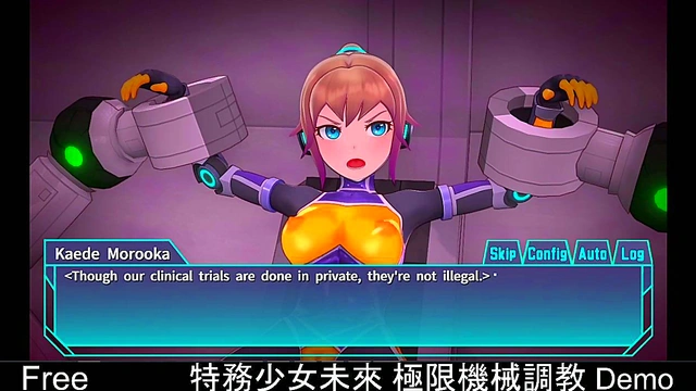 3D Anime Agent Mirai Submits to Intense Sexual Simulation Machines