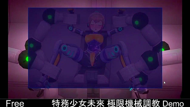 3D Anime Agent Mirai Submits to Intense Sexual Simulation Machines