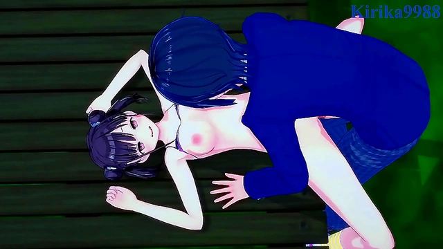 Juri Saijo & Chiyoko Sonoda's Intense 3D Anime Sex With Big Boobs & Creampie Finish