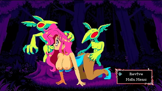 Busty Monster Girl Rides Huge Sextoy in Flip Witch Hentai Episode 2