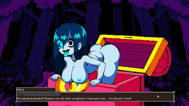 Busty Monster Girl Rides Huge Sextoy in Flip Witch Hentai Episode 2