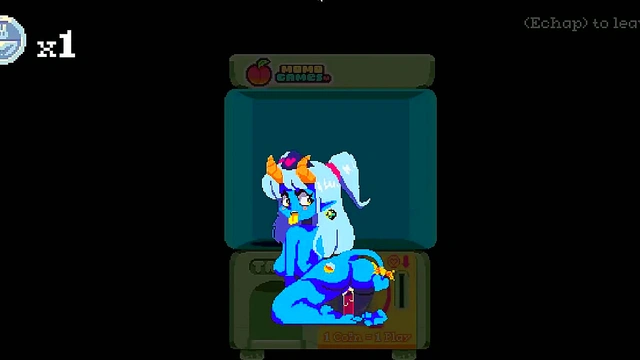 Busty Monster Girl Rides Huge Sextoy in Flip Witch Hentai Episode 2