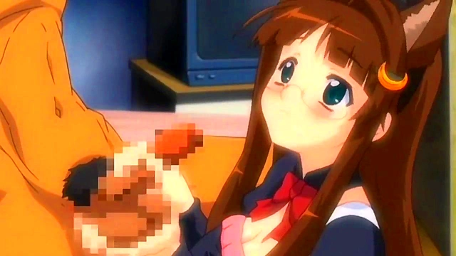 Sloppy Furry Cat Cleans Up With Hot Hentai Action