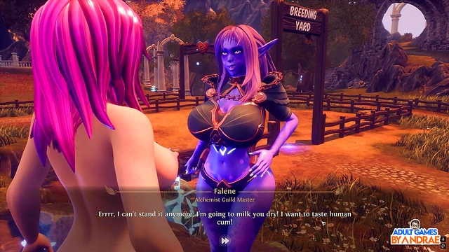 Falene Sucks Dick Dry in Busty Anime Threesome for Huge Creampie Cumshots