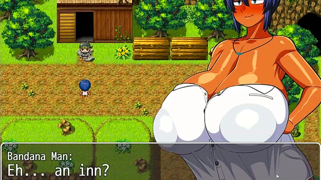 Tanned Busty Natsuki Helps Captain Jerk Off With Sexy Outfits & Giant Tits