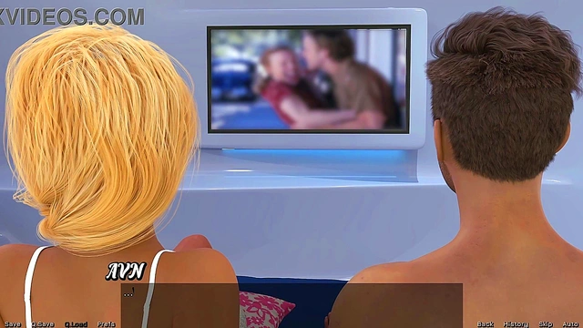 BlondeVirgin Gets Fucked By HugeCock In StrandedInSpace 3D Hentai Game