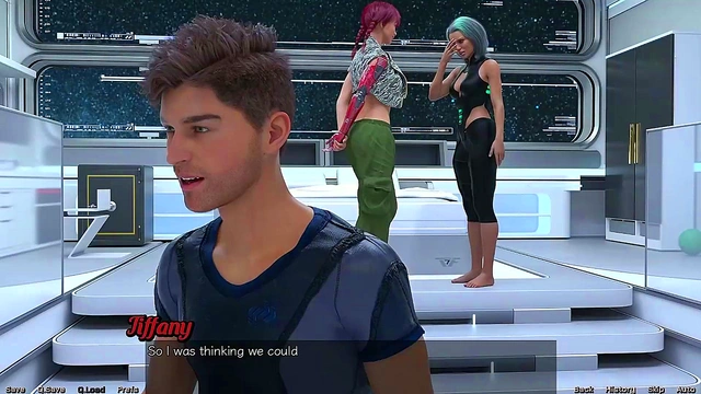 BlondeVirgin Gets Fucked By HugeCock In StrandedInSpace 3D Hentai Game