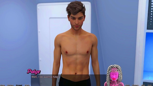 BlondeVirgin Gets Fucked By HugeCock In StrandedInSpace 3D Hentai Game