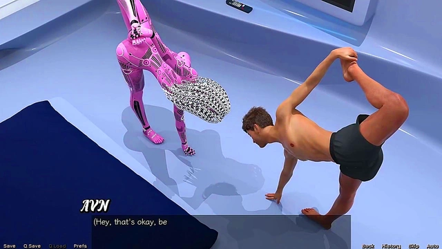 BlondeVirgin Gets Fucked By HugeCock In StrandedInSpace 3D Hentai Game