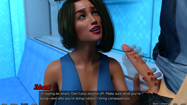 Stranded In Space – BustyIndian MILF Gives Mind-Blowing Handjob & Blowjob