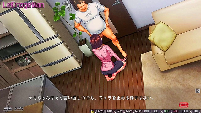 Cheating Wife Returns Home for Intense NTR Action with Middle-Aged Man