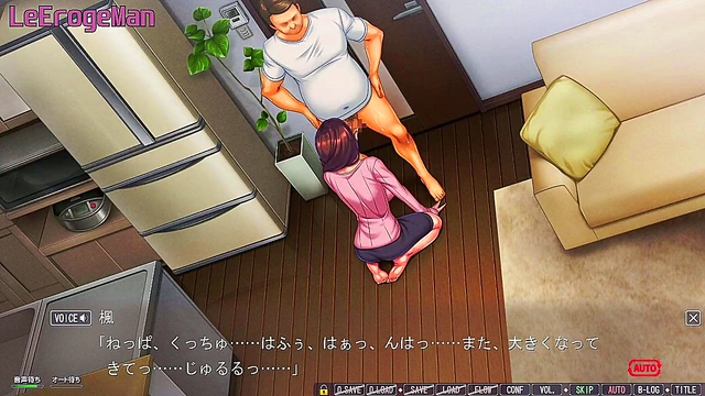 Cheating Wife Returns Home for Intense NTR Action with Middle-Aged Man