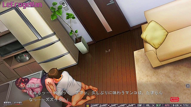 Cheating Wife Returns Home for Intense NTR Action with Middle-Aged Man