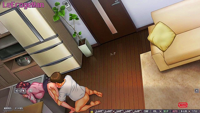 Cheating Wife Returns Home for Intense NTR Action with Middle-Aged Man