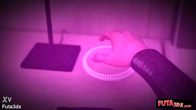 Big-Busted Futanari Babe Duo Engage in Hot Stand-Fuck Threesome'action