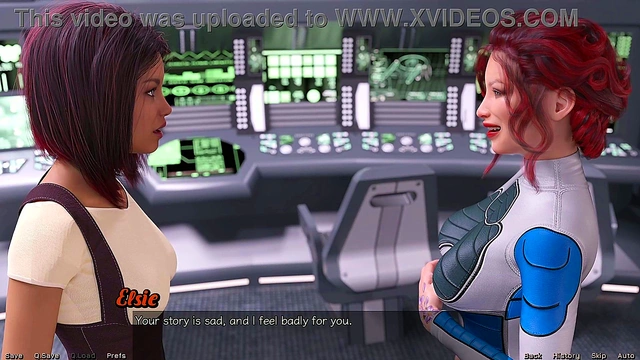 Elsie's Busty Alien Adventure – Lesbian Romance & Curvy Seduction In Space