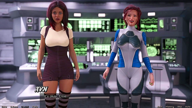 Elsie's Busty Alien Adventure – Lesbian Romance & Curvy Seduction In Space