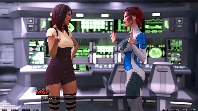 Elsie's Busty Alien Adventure – Lesbian Romance & Curvy Seduction In Space