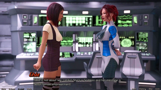 Elsie's Busty Alien Adventure – Lesbian Romance & Curvy Seduction In Space