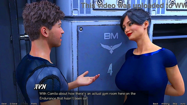 Big-Titted MILF Craves Attention In Stranded Space Anime Game Adventure
