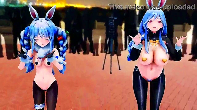 HoloLive Stars Pekomama & Pekora Dress Up As Sexy Whores For Fans