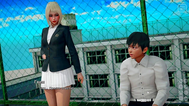 Hot Blonde Asian Slut Gives POV Handjob & Swallows Cum In Romantic Bully Romance