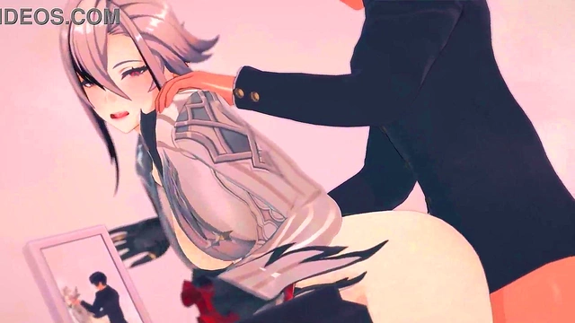 Genshin Impact Anime Arlequin Seduces With Naughty Roleplay Fantasies
