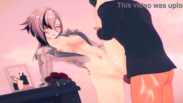 Genshin Impact Anime Arlequin Seduces With Naughty Roleplay Fantasies