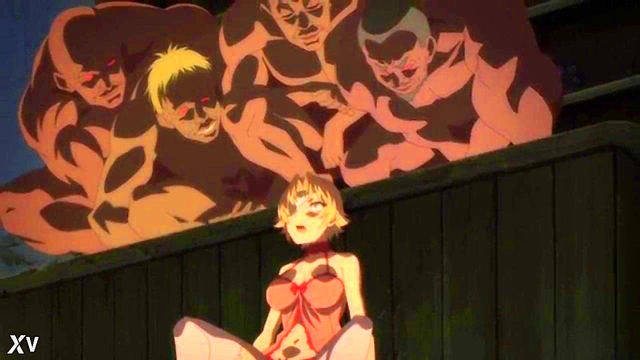 Blonde Demon Girl Gets Hardcore Gangbanged In Intense Hentai Action