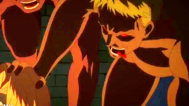 Blonde Demon Girl Gets Hardcore Gangbanged In Intense Hentai Action