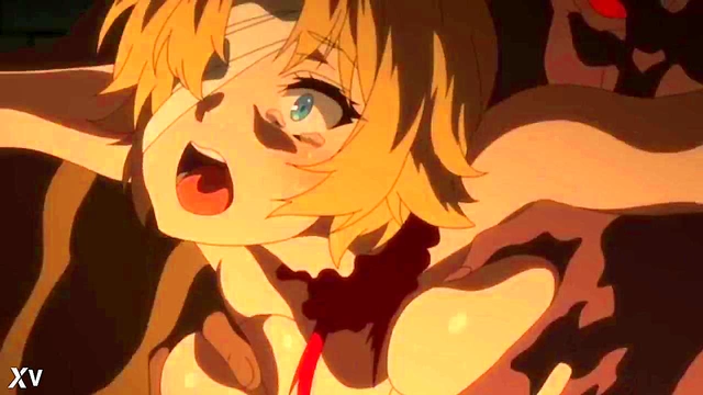Blonde Demon Girl Gets Hardcore Gangbanged In Intense Hentai Action