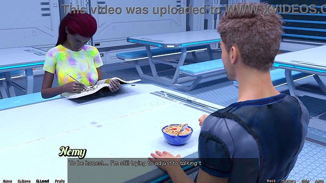 Stranded In Space – Busty Mature MILF Takes Her First Steps With Curvy Big Boobs Action