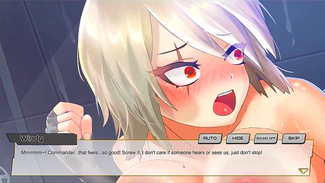 Cute Tomboy Gets Fucked Hard in Shower During Voiced Hentai Game Episode