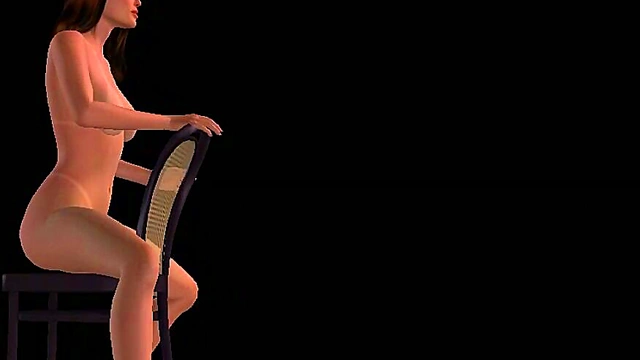 Sexy 3D Anime Girl Shows Off seductive Poses in Multiple Positions