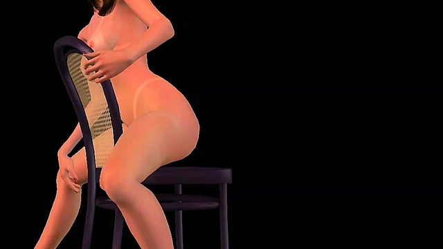 Sexy 3D Anime Girl Shows Off seductive Poses in Multiple Positions