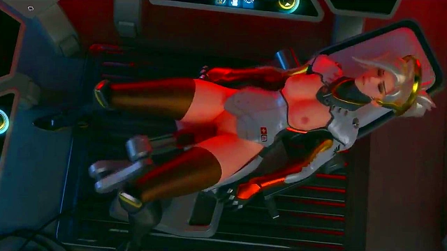 Big-Titted Mercy From Overwatch Rides Dick in 3D Hentai Compilation