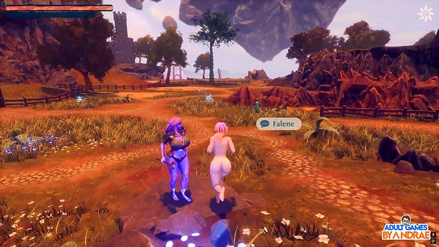 Busty 3D Teens & Otokonoko Engage in Intense Hentai Gameplay Threesome Creampie