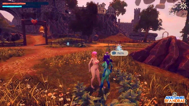 Busty 3D Teens & Otokonoko Engage in Intense Hentai Gameplay Threesome Creampie