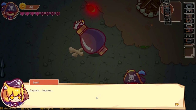 Sexy Curvy Neeko Pirate With Giant Tits Seduces In Her Cute Outfit