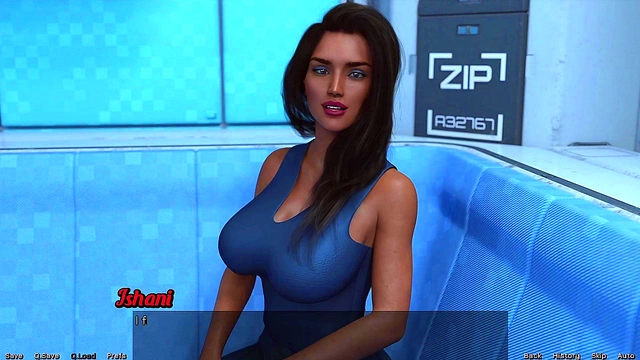 Indian MILF With Giant Tits Moans During erotic Massage in Spacy 3D Anime Scene