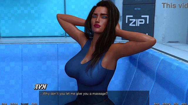 Indian MILF With Giant Tits Moans During erotic Massage in Spacy 3D Anime Scene