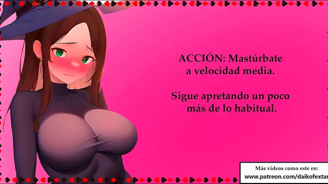 Witchy Seduction – Spanish Joi Orgy With Anime Femdom & Roleplay Pajas