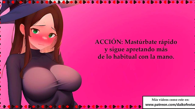 Witchy Seduction – Spanish Joi Orgy With Anime Femdom & Roleplay Pajas