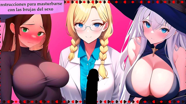 Witchy Seduction – Spanish Joi Orgy With Anime Femdom & Roleplay Pajas