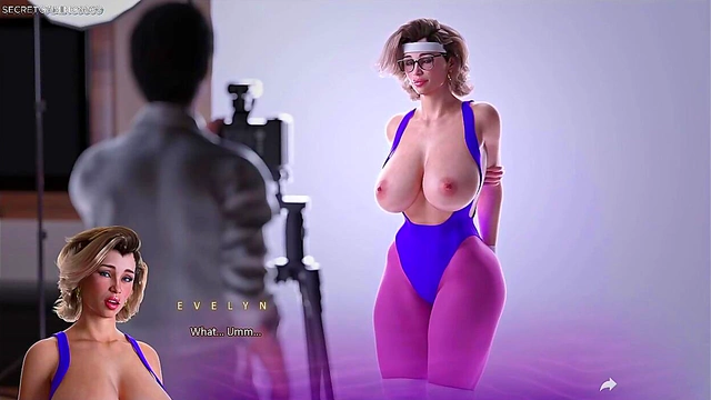 Busty 3D Stepmom Seduces You In This naughty Anime Game Fantasy