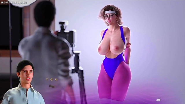 Busty 3D Stepmom Seduces You In This naughty Anime Game Fantasy