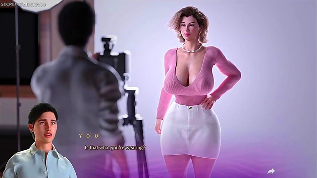 Busty 3D Stepmom Seduces You In This naughty Anime Game Fantasy