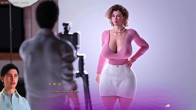 Busty 3D Stepmom Seduces You In This naughty Anime Game Fantasy